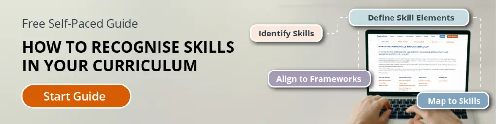 Free Self-Paced Guide - How to Recognise Skills in Your Curriculum - Credentialate